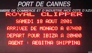 destinations from the Port of Cannes