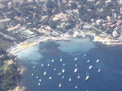 Aerial photo of the Garoupe Bay Riviera Beach